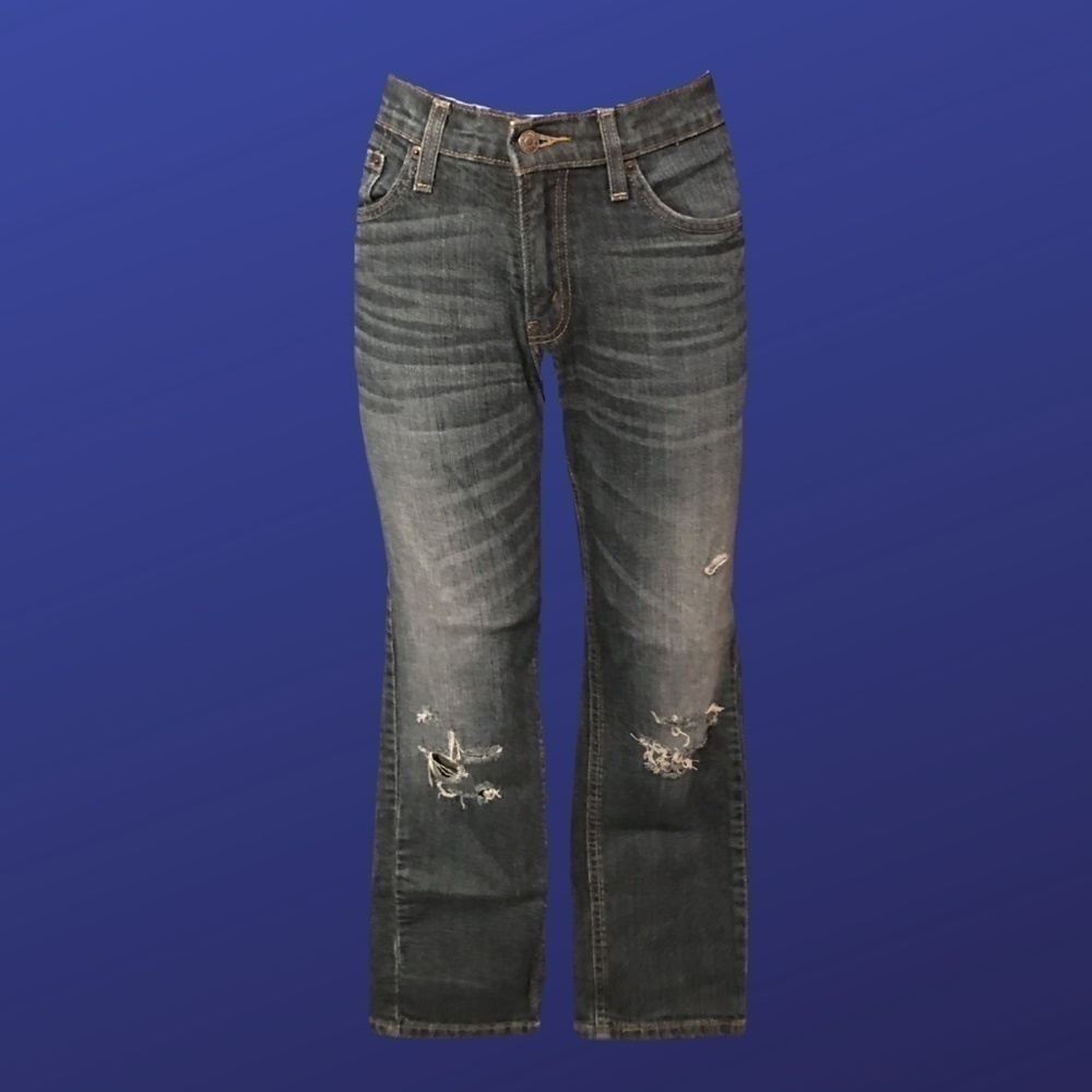 SIGNATURE by LEVI STRAUSS & CO.Straight Fit Jeans, MED. BLUE,  29”W x 29”L, NWOT